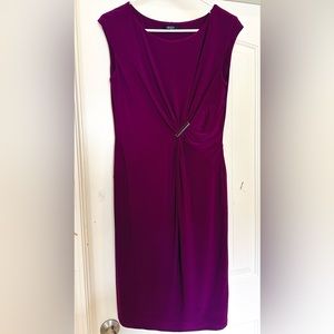 Chaps plum purple sleeveless stretchy
